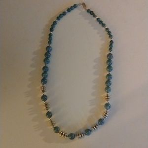 Light Blue Beeds Necklace